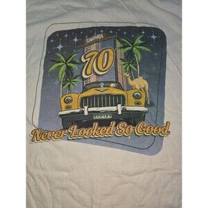 Sahara Las Vegas 70th Aniversary T-Shirt Large New Rear Graphic 2812 - Medium